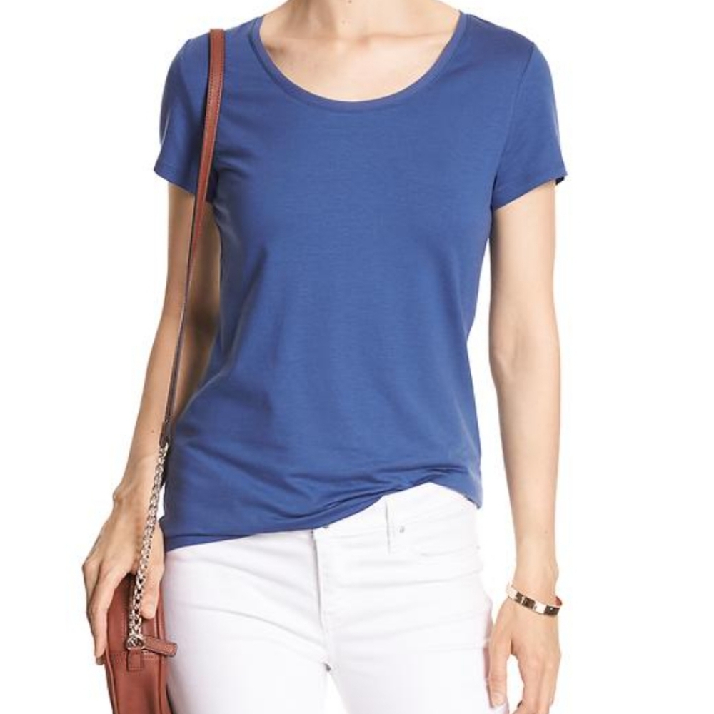 Banana Republic Navy Blue Tee Shirt / T-shirt Sz M